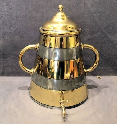 Brass & Zinc Dairy Churn — Brass, circa 1900