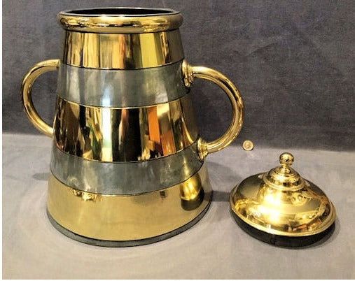 Brass & Zinc Dairy Churn — view 3