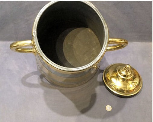 Brass & Zinc Dairy Churn — view 4