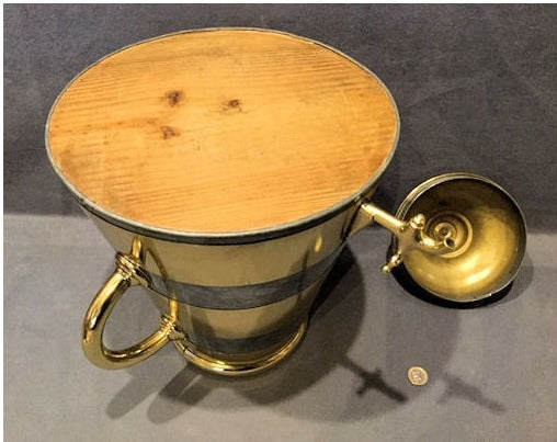 Brass & Zinc Dairy Churn — view 5
