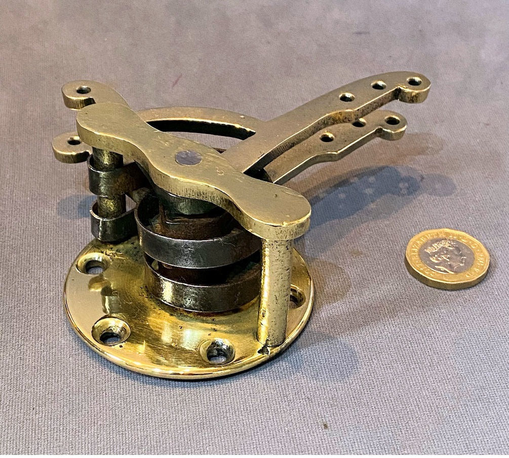 Brass Bell Pull Fitting — Brass, late 19th century