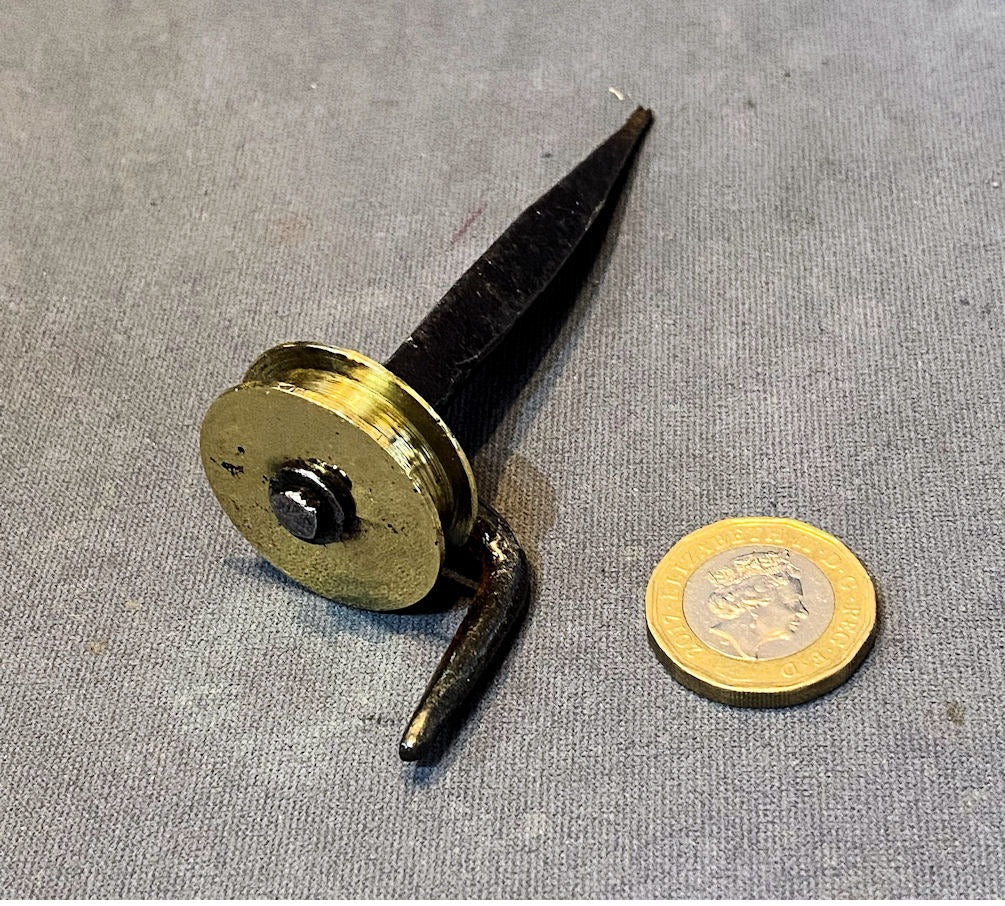Brass Bell Pull Fitting — Brass, late 19th century