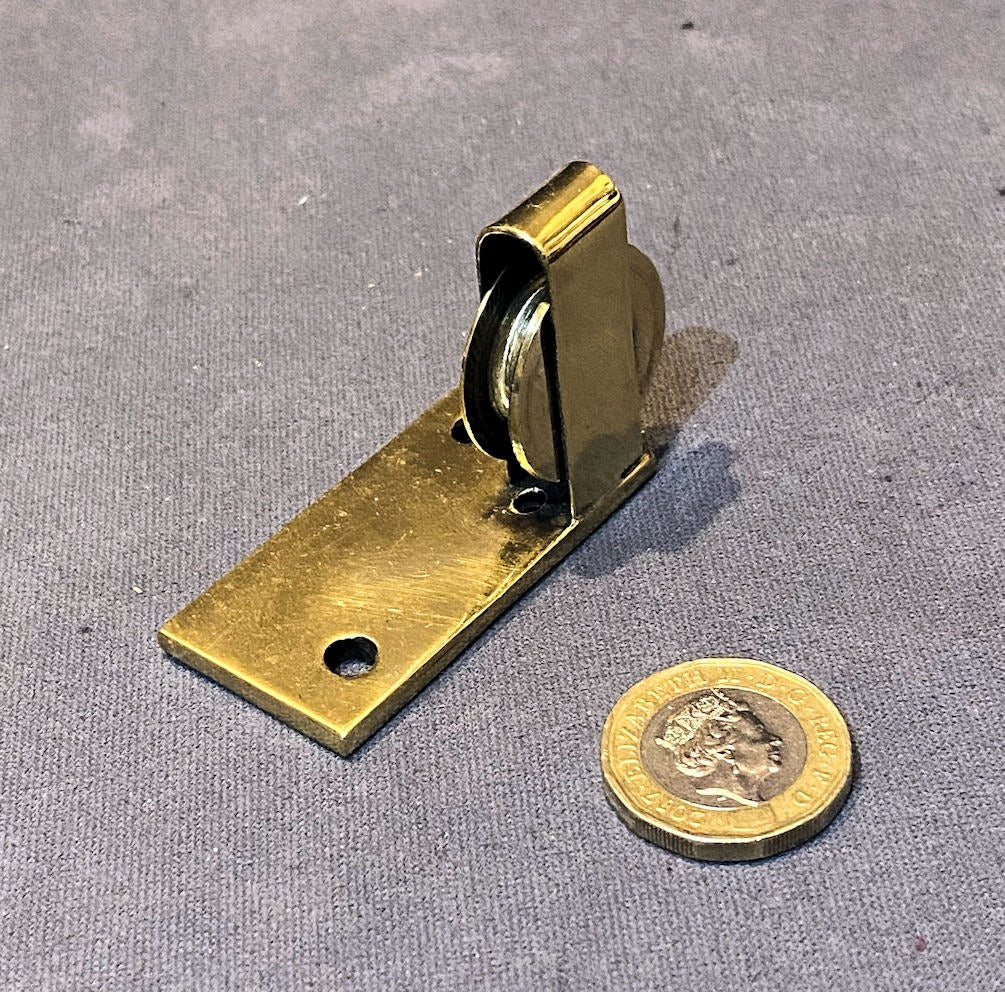 Brass Bell Pull Pulley, several available — Brass