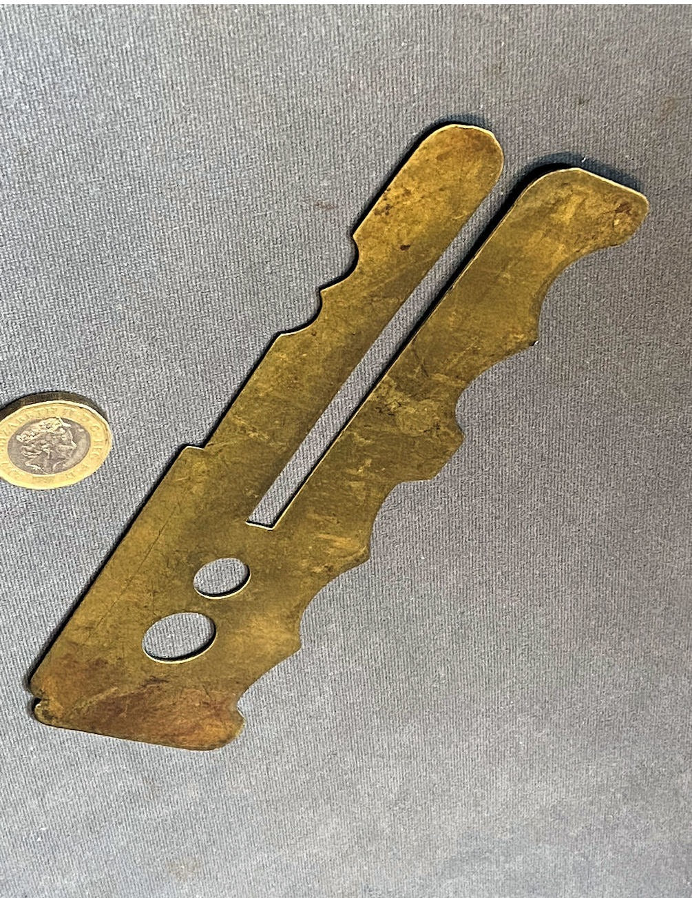 Brass Button Stick — view 3