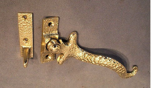 Brass Casement Window Catch, 3 available — Brass, 1913