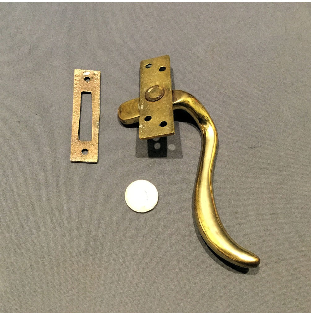 Brass Casement Window Catch — view 2