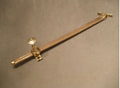 Brass Casement Window Stay — Brass, late 19th century