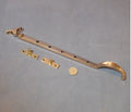 Brass Casement Window Stay — Brass, 1920's