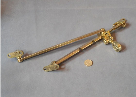 Brass Casement Window Stay — view 2