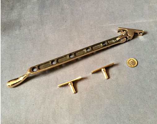 Brass Casement Window Stay — view 2
