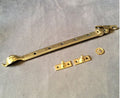 Brass Casement Window Stay — Brass, circa 1900