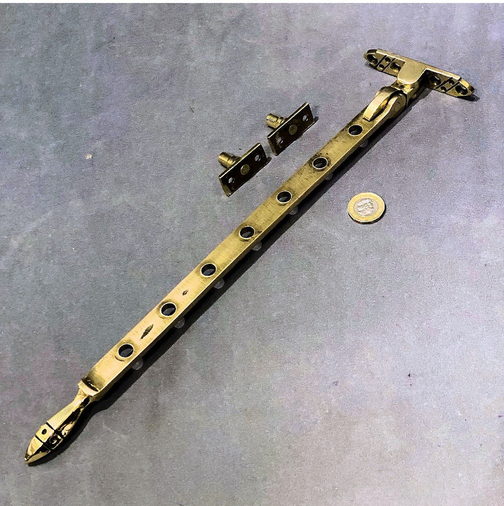 Brass Casement Window Stay — view 2
