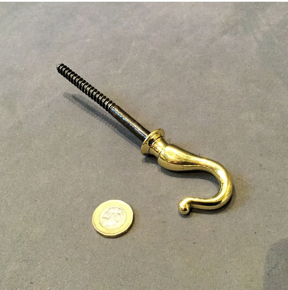 Brass Chandelier Hook — view 2