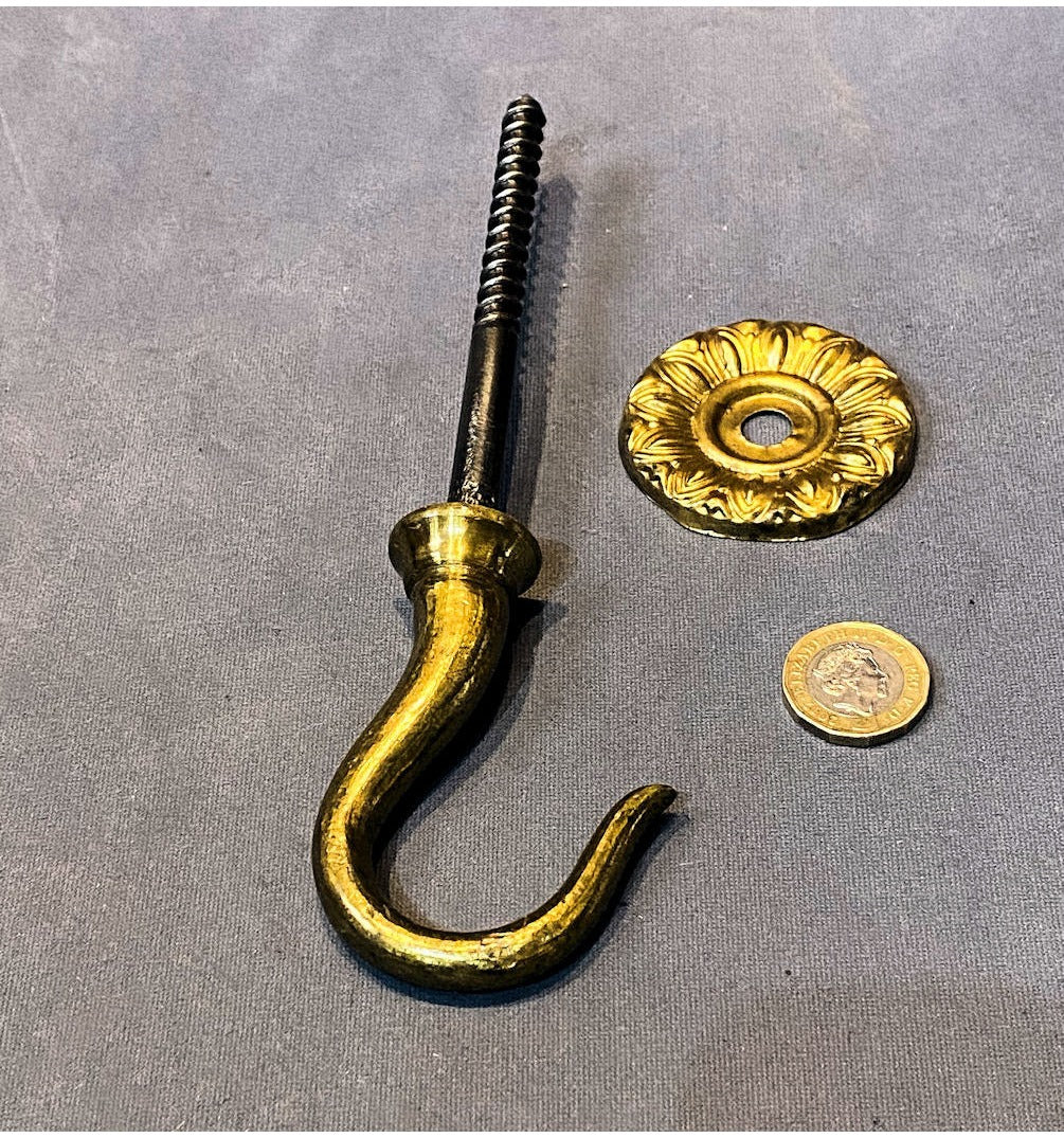 Brass Chandelier Hook — view 2