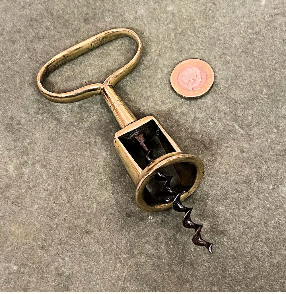 Brass Corkscrew — Brass, 1920's
