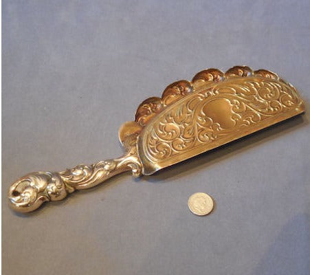 Brass Crumb Scoop — view 2