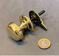 Brass Cupboard Door Knob — Brass, circa 1900