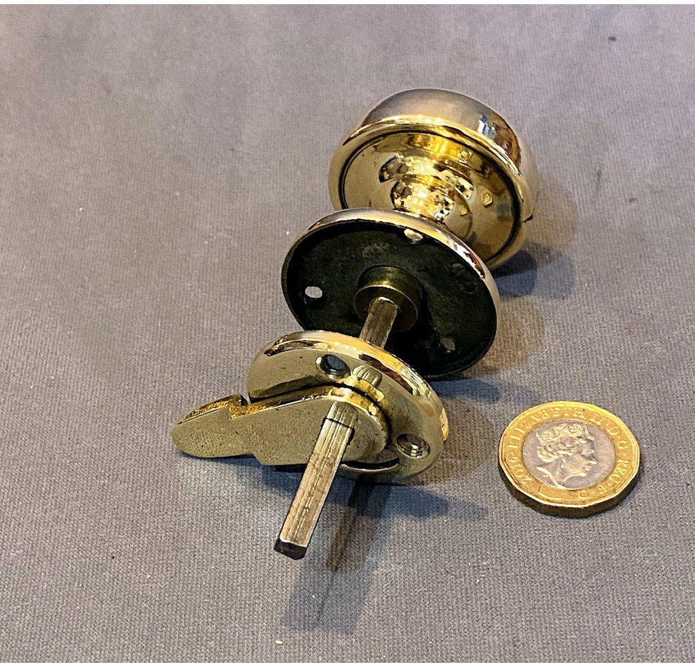 Brass Cupboard Door Knob — view 2