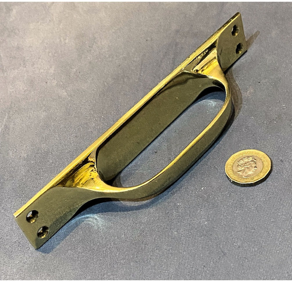 Brass Cupboard Door Pull — view 2