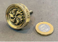 Brass Cupboard Knob — Brass, early 19th century