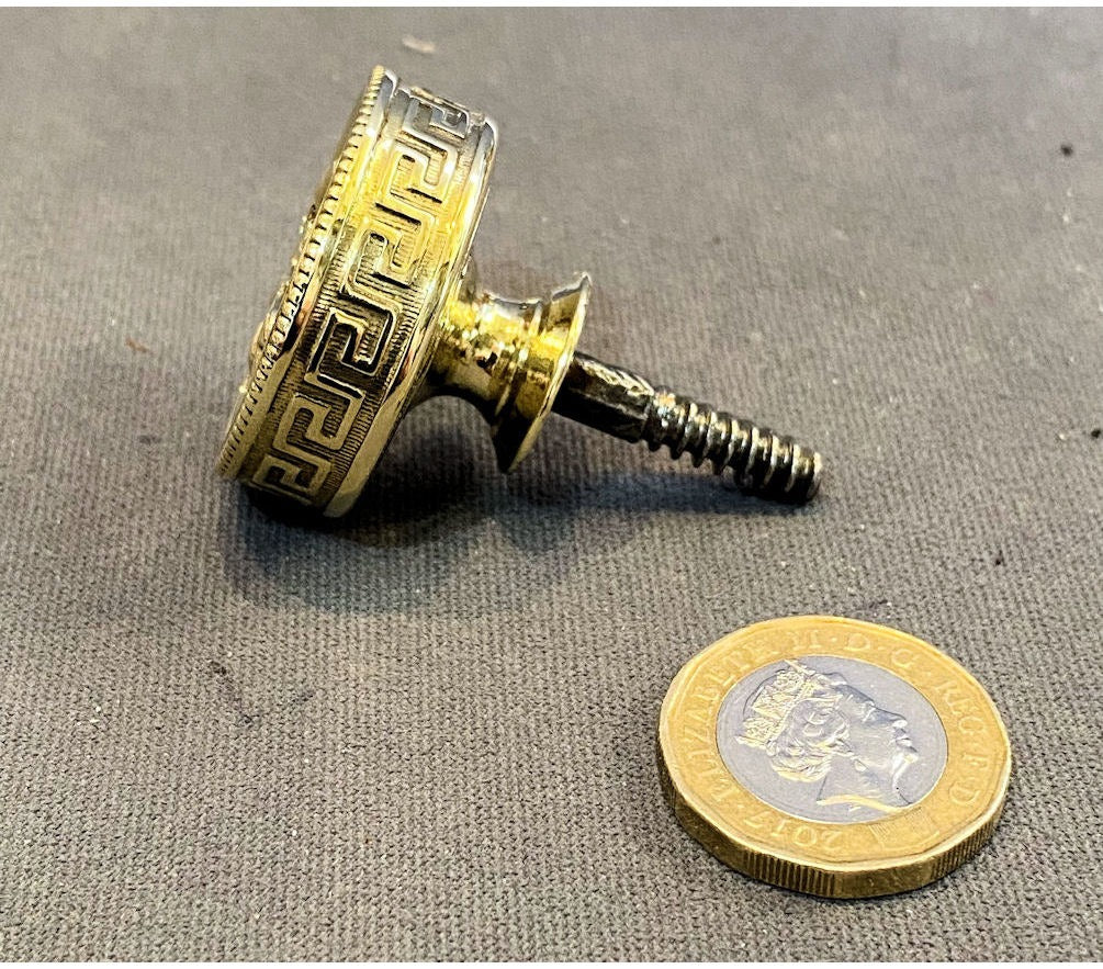 Brass Cupboard Knob — view 2