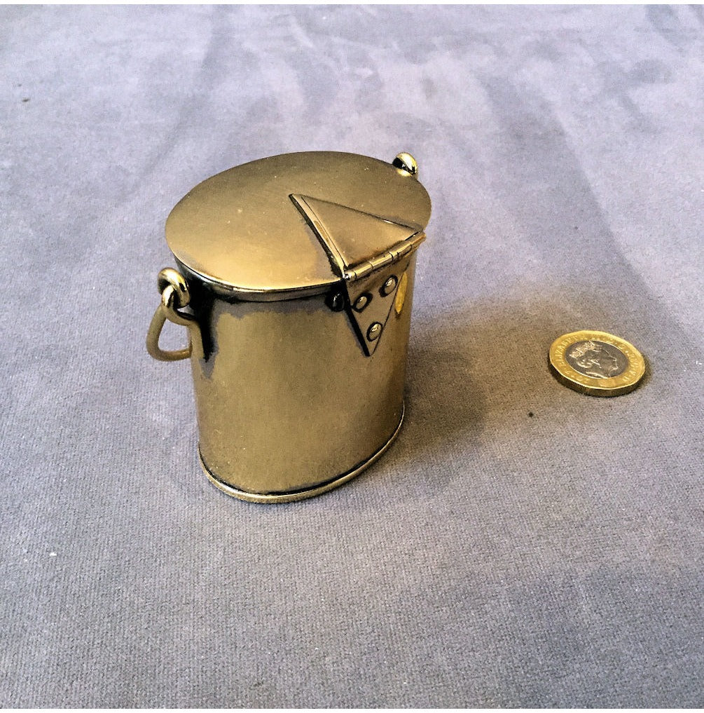 Brass Dairy Can / Inkwell — view 4
