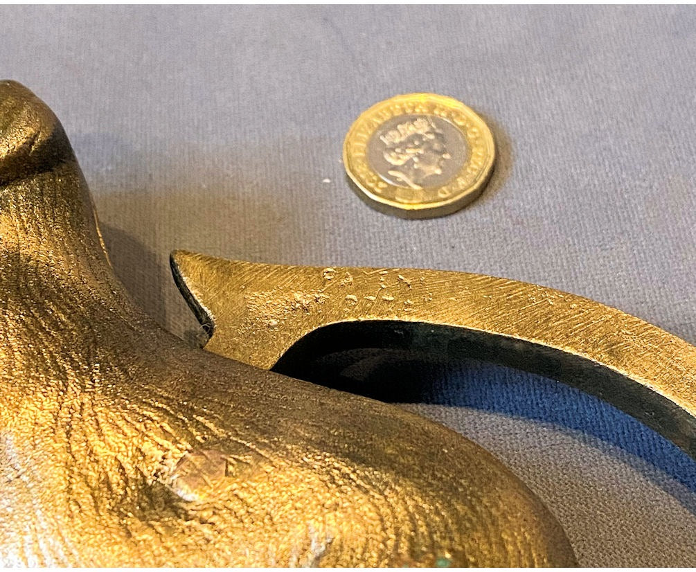 Brass Dog Nutcracker — view 3