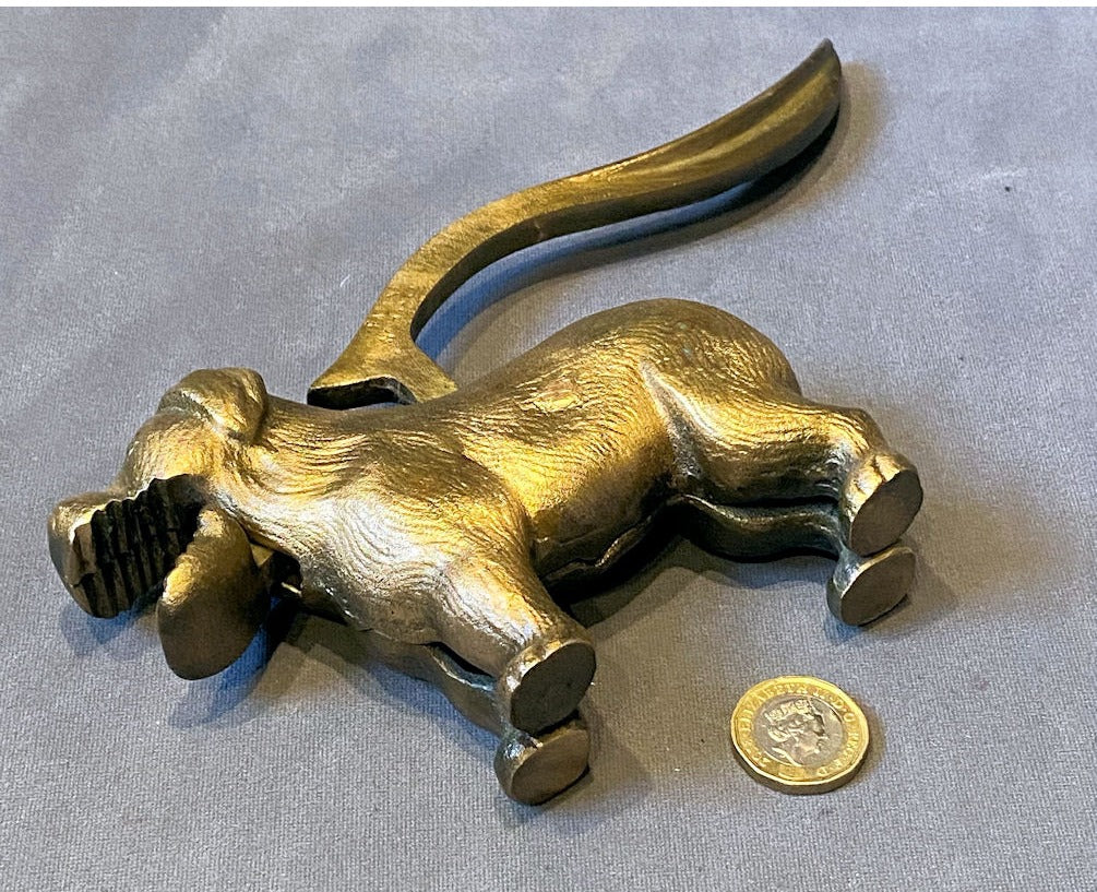 Brass Dog Nutcracker — view 4