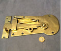 Brass Door Latch Set — Brass, late 19th century