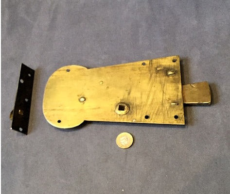 Brass Door Latch Set — view 2