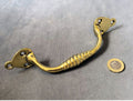 Brass Door Pull — Brass, late 19th century