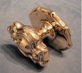 Brass Door Pull Knob — Brass, circa 1880