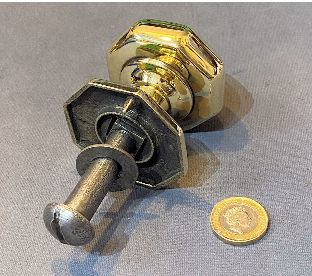Brass Door Pull Knob — view 2