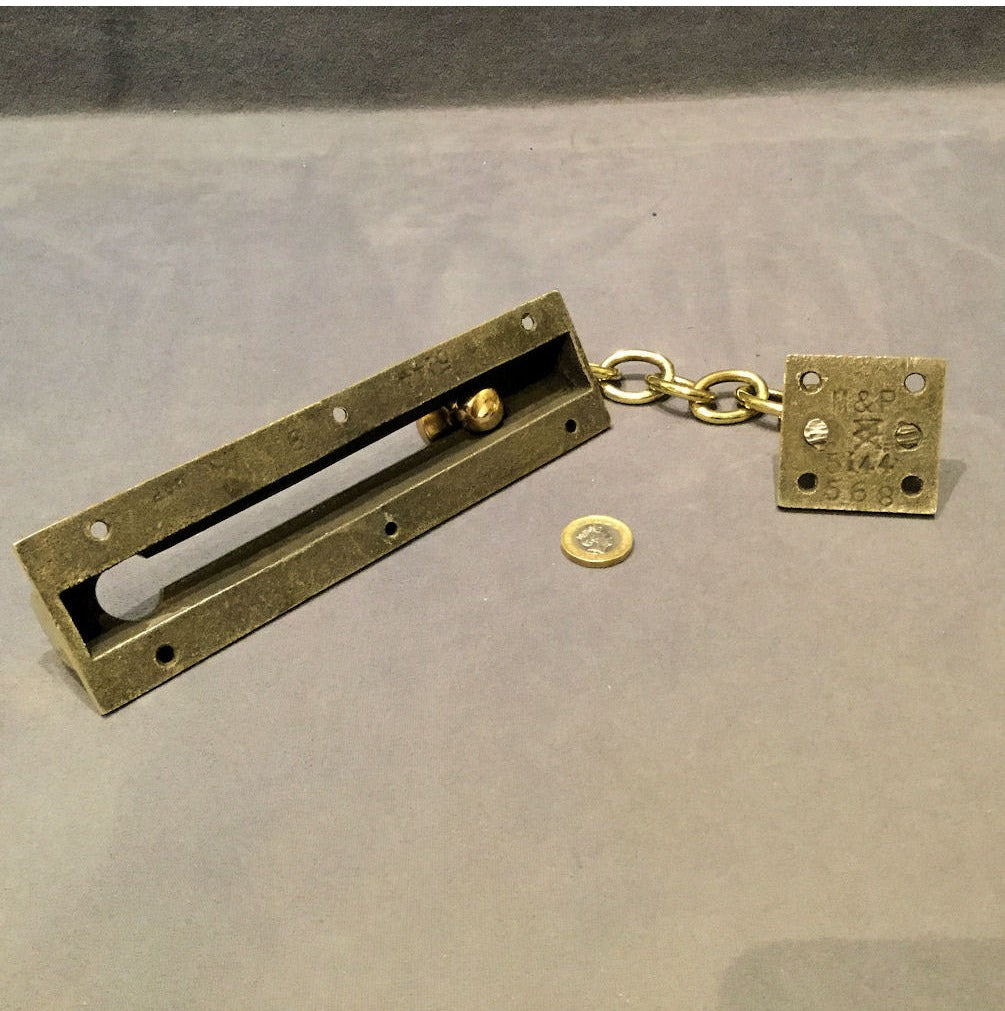 Brass Door Security Chain — view 3