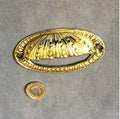 Brass Drawer Cup Handle — Brass, 1920's
