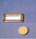 Brass Drawer Label Frame — Brass, late 19th century
