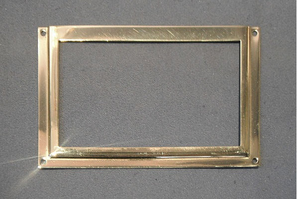 Brass Drawer Label Frames, 10 available — Brass, 1920's