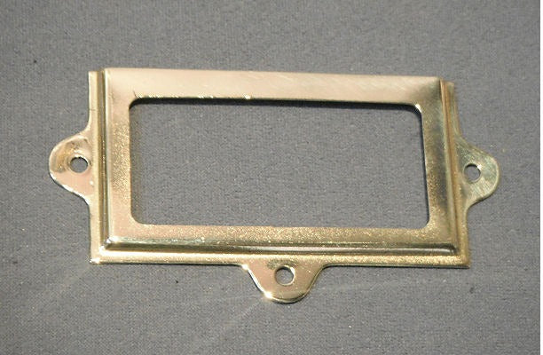 Brass Drawer Label Frames, 19 available — Brass