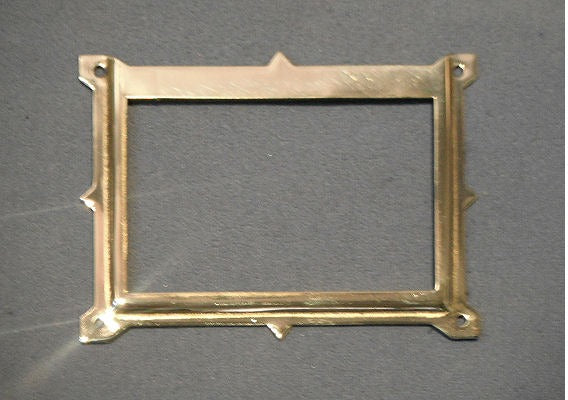 Brass Drawer Label Frames, 28 available — Brass, circa 1900