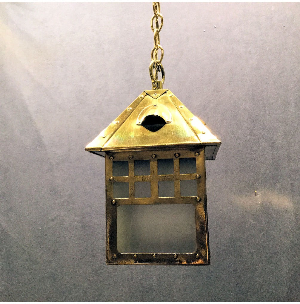 Brass Electric Hall Lamp — view 2