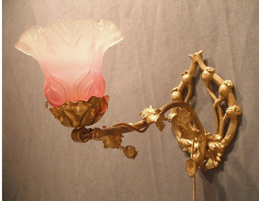 Brass Electric Side / Wall Light — view 4
