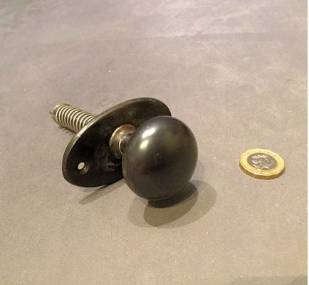 Brass Exterior Bell Pull, several similar available — Brass, early 19th century