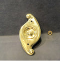 Brass Exterior Electric Bell Push — Brass, 1920's