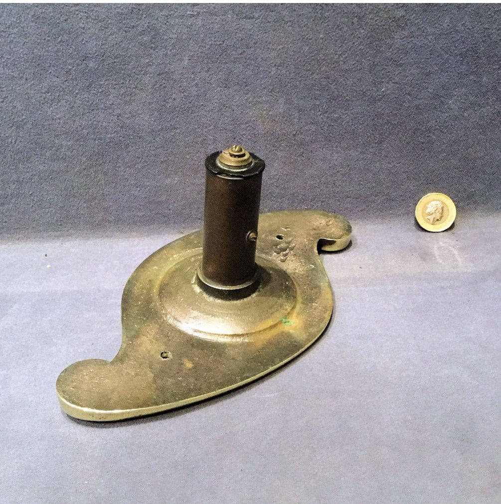 Brass Exterior Electric Bell Push — view 2