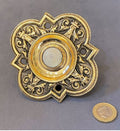 Brass Exterior Electric Bell Push — Brass, 1920's