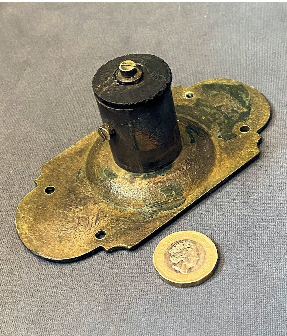 Brass Exterior Electric Bell Push — view 4