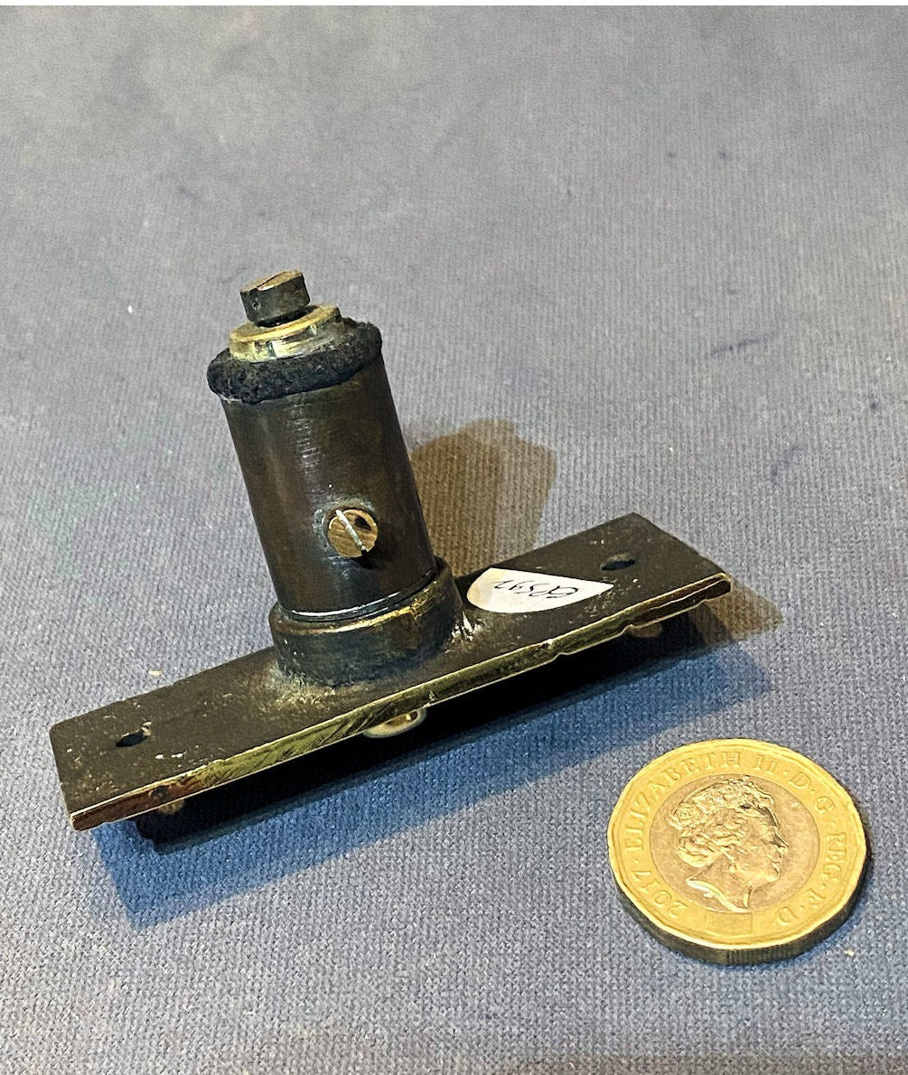 Brass Exterior Electric Bell Push — view 2