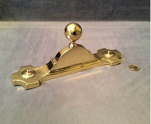 Brass Fire Iron Tidy — Brass, late 19th century