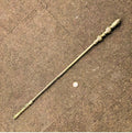Brass Fireside Poker — Brass, late 19th century