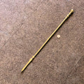 Brass Fireside Poker — Brass, late 19th century